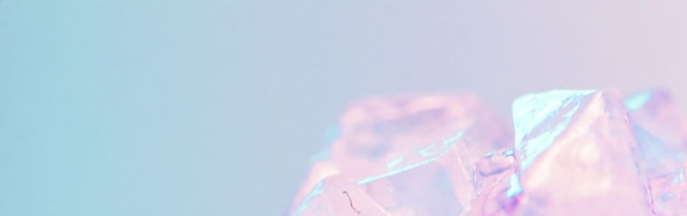 closeup blurry image of crystal